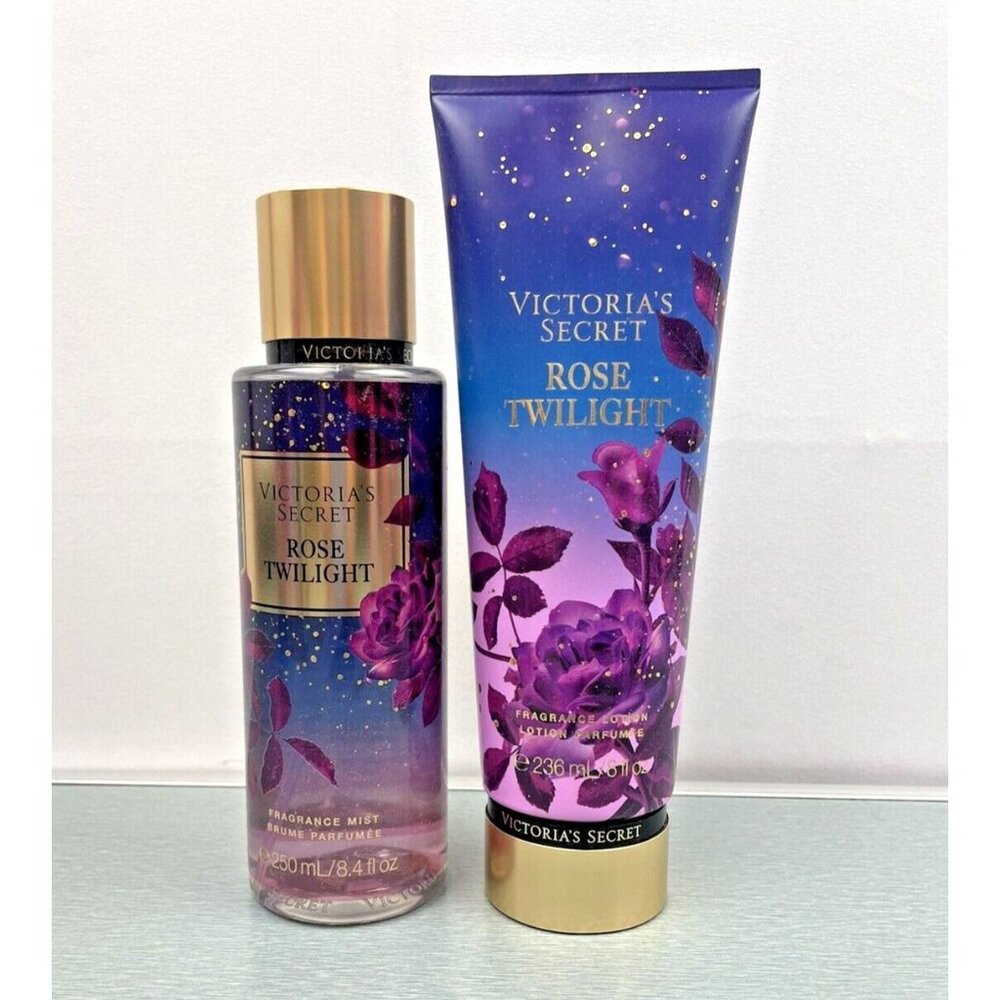 Victoria's Secret Fragrance Lotion & Mist Set Rose Twilight